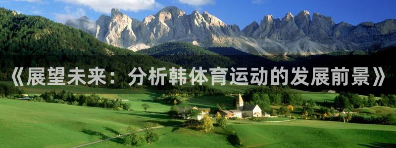 《展望未来：分析韩体育运动的发展前景》