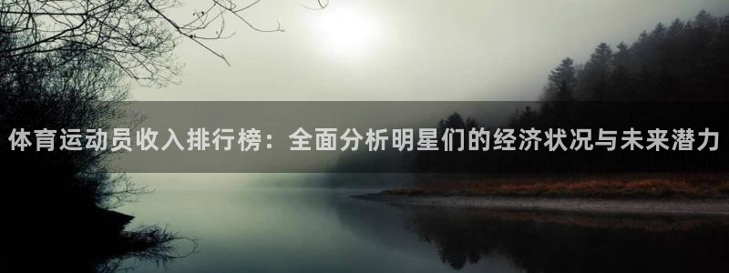 体育运动员收入排行榜：全面分析明星们的经济状况与未来潜力