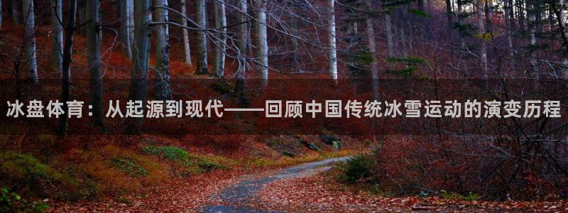 冰盘体育：从起源到现代——回顾中国传统冰雪运动的演变历程